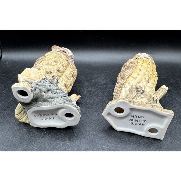 2 Vintage Ceramic Owls Made in Japan & Hand Painted Andrea Sadak? - Picture 9 of 11